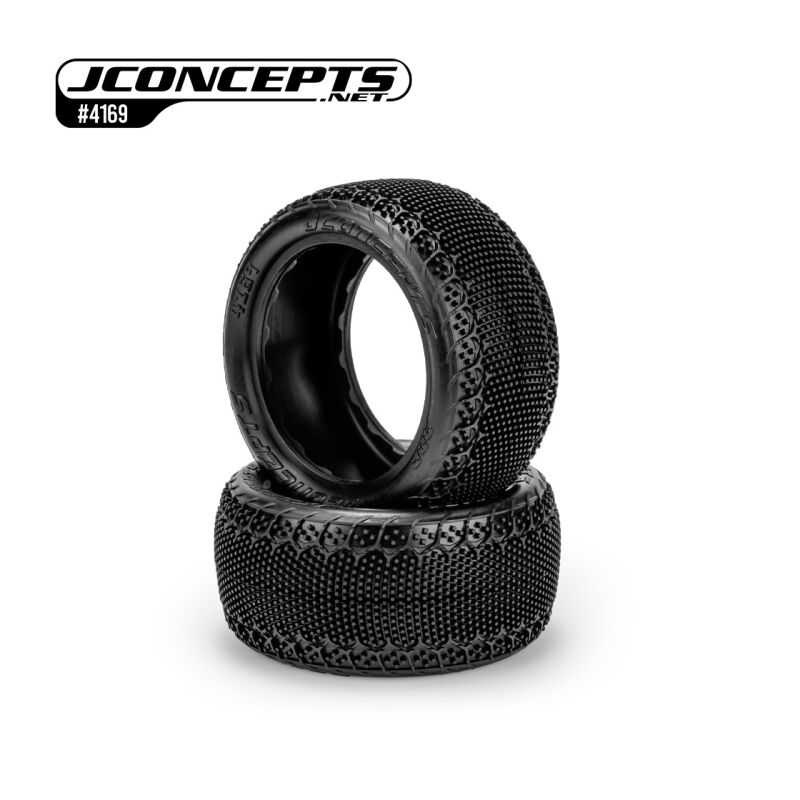 JConcepts 3DP 1:10 Buggy Hinterreifen 2.2 Zoll Teppich Purple Compound lila, 2 Stück / JCO4169-011