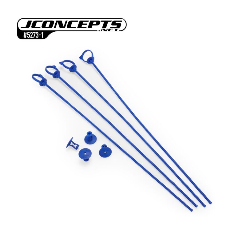 JConcepts Monster Truck Reifen-Transporthalter Tire Stick blau, für 4 montierte Reifen, 4 Stück / JCO5273-1