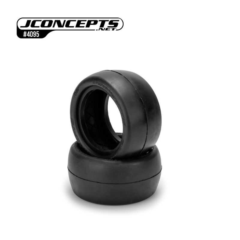 JConcepts Silent Rage, silver compound, 2.2" 2wd | 4wd asymmetrical rear tire / JCO4095-06
