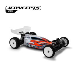 JConcepts Dragonator Buggy Karosserie für Team Associated RC10B7.1 / B7.1D inkl. Heckflügel, klar / JCO0721