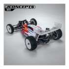 JConcepts Dragonator Buggy Karosserie für Team Associated RC10B7.1 / B7.1D inkl. Heckflügel, klar / JCO0721
