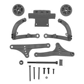 Team Associated Rival MT10 Factory Team Wheelie Bar, Gray...