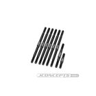 JConcepts RC10T Fin Titanium Turnbuckle Set, 8pc - Black / JCO2828-2