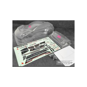 Bittydesign P-G3TR 1:8 GT Karosserie 360 mm LWB klar, Hard Weight 1.5 mm / BDGT8-PG3TRLWH