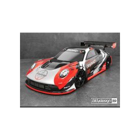 Bittydesign P-G3TR 1:8 GT Karosserie 360 mm LWB klar, Hard Weight 1.5 mm / BDGT8-PG3TRLWH