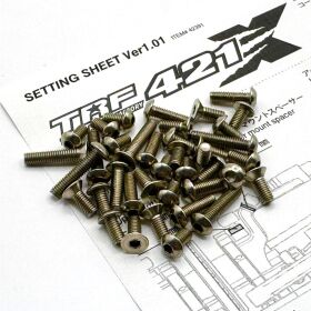 Hiro Seiko TRF421X Titan Hex Socket Screw Set (119...