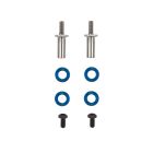 Team Associated RC28R FT Adjustable Front Axles, Titanium / AE21637