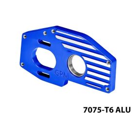 GPM Alu-Motorplatte für Center-Diff blau / GPMMAM4018B