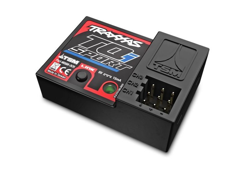 TRAXXAS 3Kanall TQi Sport 2.4 GHz Empfänger mit TSM / TRX6568-3CH