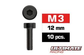Ultimate Racing Schrauben - Zylinderkopf - Sechskant (Allen) - M3
