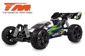 Team Magic B8JR 1:8 Nitro 4WD Buggy RTR mit Seilzugstarter und Bulldog-Reifen