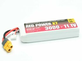 RED POWER LiPo Akku XT 3000