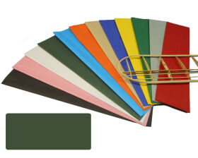 Krick Bespannpapier dunkelgrün 18g qm 51x76 cm