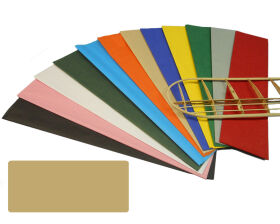 Krick Bespannpapier hellbraun 18g qm 51x76 cm