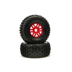 ARRMA vormontiert Reifen vorne/hinten 1:7 dBoots Fortress...