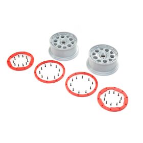 Losi Felgen vorne/hinten 1:5 4.75 Beadlock 24mm Hex...