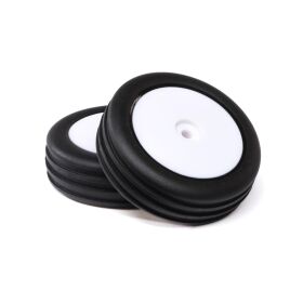 Losi Karosserie Reifen vorne Wide Rib Mounted (Paar): Mini B