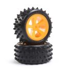 Losi Reifen hinten 4 Row Mounted (Paar): Mini JRX2
