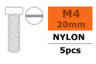 G-Force RC Linsenkopfschraube Nylon (5 Stück)