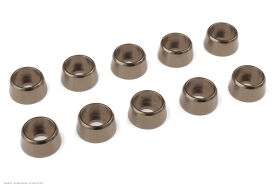 G-Force RC Aluminium Unterlegscheibe für Zylinderkopfschrauben AD= Gun Metall (10 Stück)