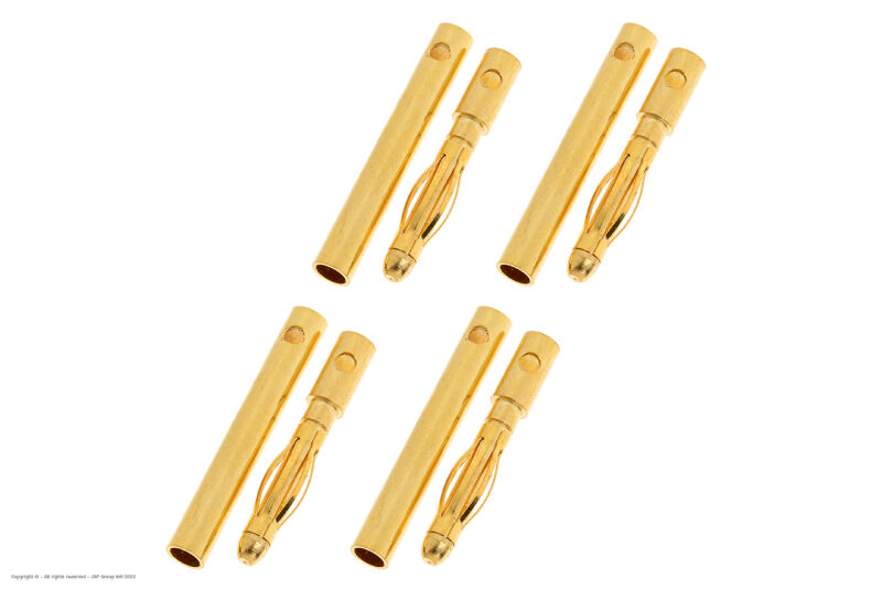 G-Force RC Steckverbinder Goldkontakten Stecker + Buchse 4 Paare