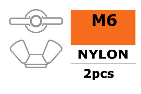 G-Force RC Flügelmutter Nylon (2 Stück)