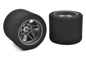 Team Corally Attack Moosgummi Reifen 1:8 Glattbahn hinten...