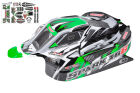 Team Corally Polycarbonate Karosserie Spark XB6 geschnitten Dekorbogen (1 Stück)
