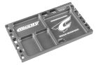 Team Corally Mehrzweck Ultra Halterung Mehrzweck Kleinteile Behälter Lötvorrichtung CNC gefrästes Aluminium Farbe
