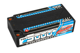 Team Corally X-Celerated 100C LiPo Akku 7,4 V Stick 2S 4...