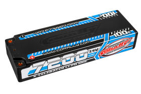 Team Corally X-Celerated 100C LiPo Akku 7,4 V Stick 2S 4...