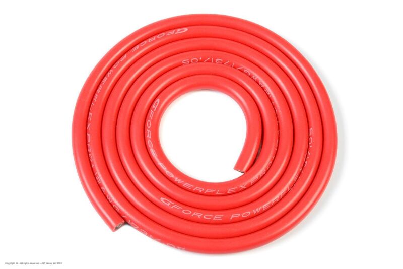 G-Force RC Silikon Kabel Powerflex Pro + 12 awg 1731/0,05 Stränge AD 4,5 mm 1m