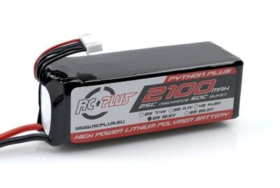 RC Plus LiPo Akku PYTHON Plus 25-30C 5S1P 18,5 V Deans Stecker