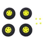 Hobby Plus 1.2inch Deep Star Felge 68 mm Mudder-XL Reifen