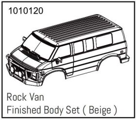 Hobby Plus Rock Van PC Karosserie - PRO Crawler 1:18