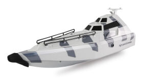AMEWI Black Turbo Militärboot mit Jetantrieb 420mm RTR