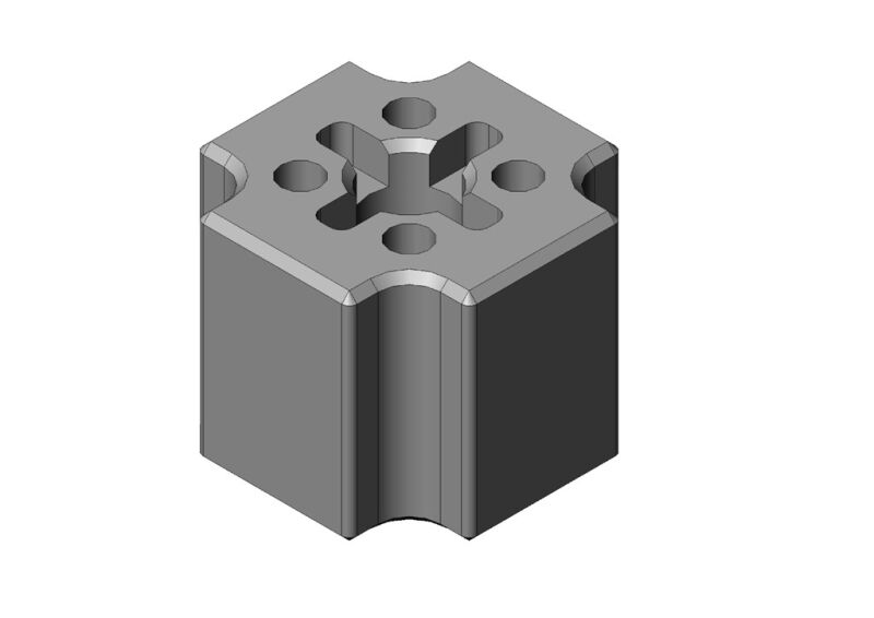 KM Alum. Vordere Starrachse / HK217