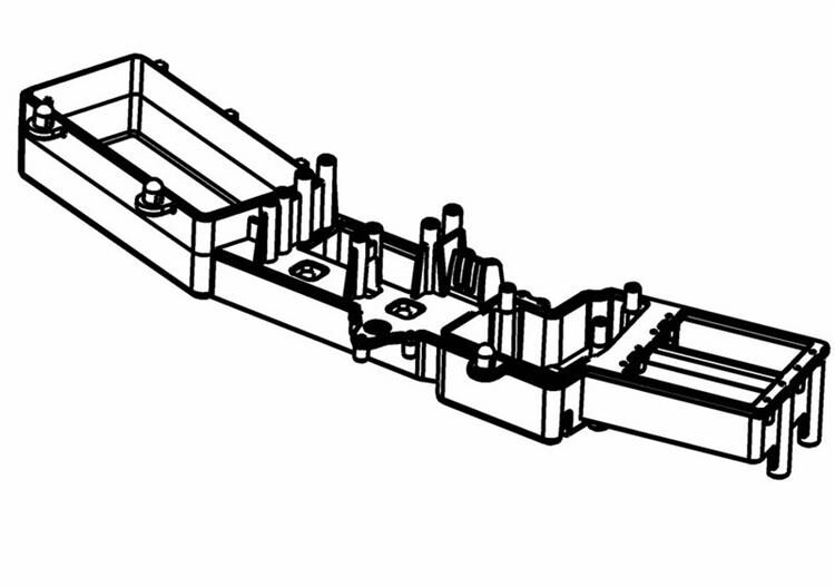 MCD Radio/Servo Tray 30x60mm Futaba/Hitec Std. / M475101P