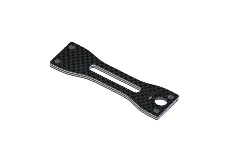 KM 2.5mm Karbon Hintere obere Getriebeplatte / HK106