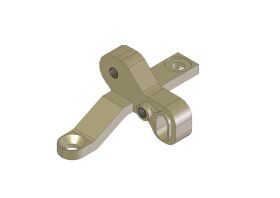 KM Aluminium vordere obere Bulk Head links / HK400L