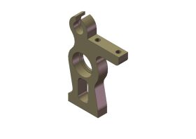 KM Aluminium 2-gang Wellenhalter links / HK410L