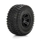 ECX Ersatzteil Reifen vorne/hinten, schwarz, vormontiert 1 10 AMP DB / ECX43012