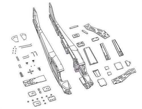 Multiplex Ersatzteil Rumpfteileset FunCub XL / 224430