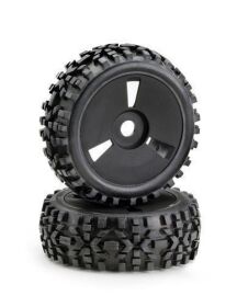 ABSiMA Räderset Buggy Disc "Dirt" schwarz 1:8 (2 St.) / 2520018