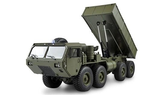 U.S. Militär Truck 8x8 Kipper 1:12 military grün / 22437