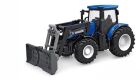 AMEWI / RC Traktor Frontlader mit Palettengabel / Kreiselschwader / Kippanhänger / Viehtransporter Licht & Sound, 1:24 RTR