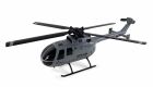 Ferngesteuerter Hubschrauber BO-105 / Helikopter RTF ADAC / Grau / Rot