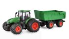 Traktor mit Kippanhänger, Licht & Sound, 1:24 RTR grün / 22635